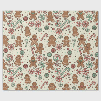 Gingerbread Delight Wrapping Paper