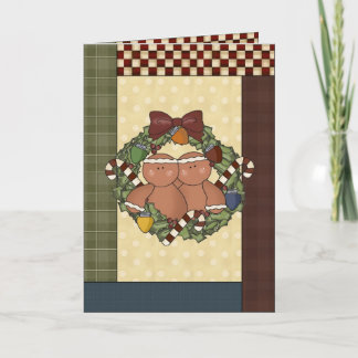 Gingerbread Delights: Greeting Card