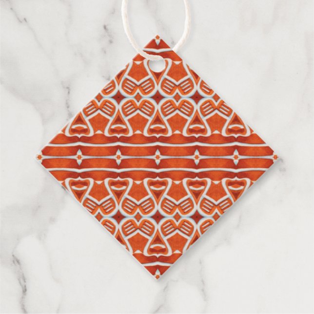 GINGERBREAD Diamond Gift Tags (Front)