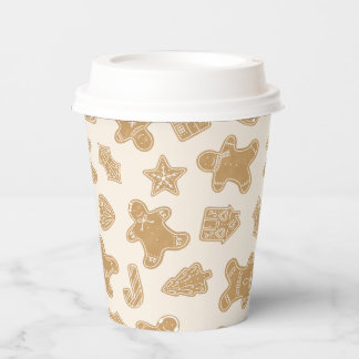 Gingerbread Disposable Coffee Cup