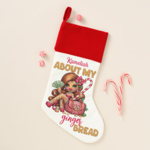 Gingerbread Diva Funny Urban Christmas Christmas Stocking