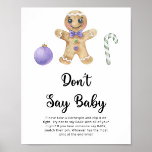 Gingerbread - Don't say baby Poster
