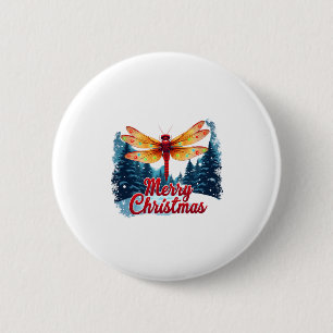 Gingerbread Dragonfly Button