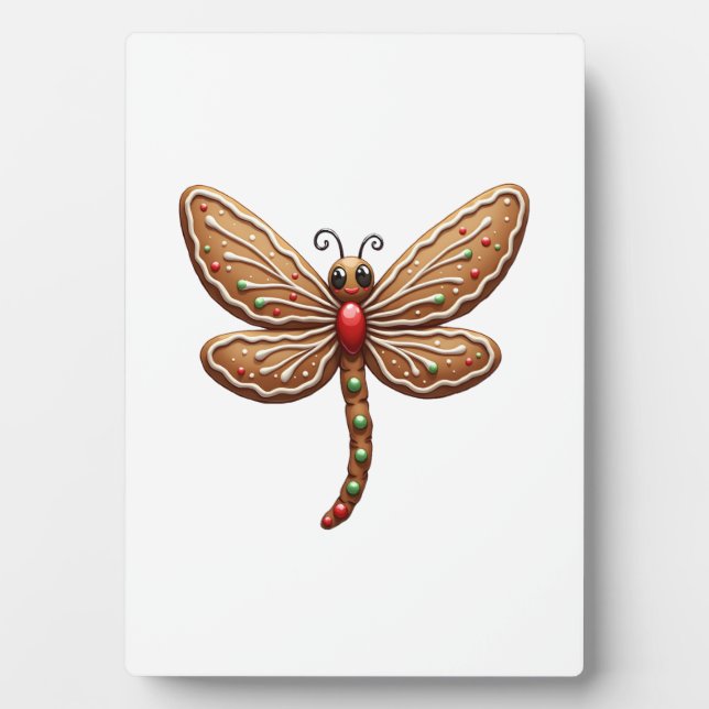Gingerbread Dragonfly Plaque (Front)