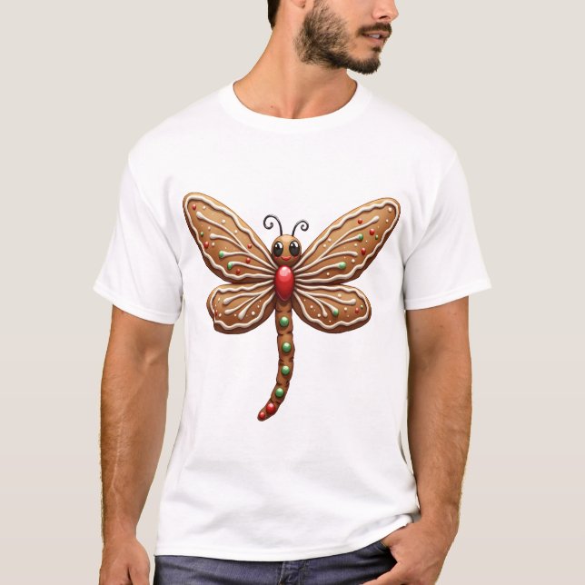 Gingerbread Dragonfly T-Shirt (Front)