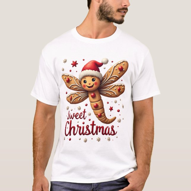 Gingerbread Dragonfly T-Shirt (Front)