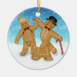 Gingerbread Family Ornament