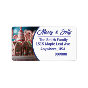 Gingerbread Fantasy - Return Address Label