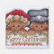 Gingerbread Folks Merry Christmas Magnet