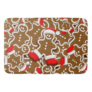 gingerbread, food, baking, bakery, pastries, cooki bath mat