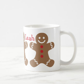 Gingerbread Friends Personalized Christmas Mug