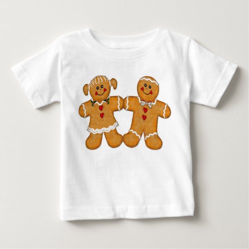 Gingerbread Fun Couple Baby T_Shirt