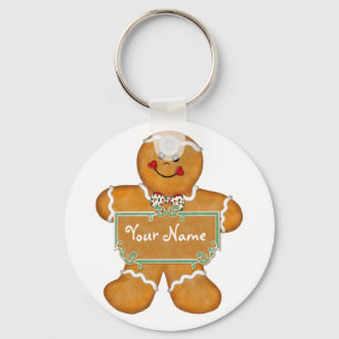 Gingerbread Fun Keychain