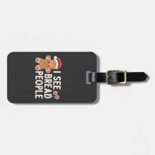 Gingerbread Funny Christmas baking holiday Luggage Tag