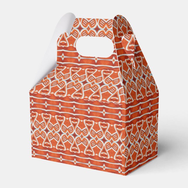 GINGERBREAD Gable Favor Box (Front Side)
