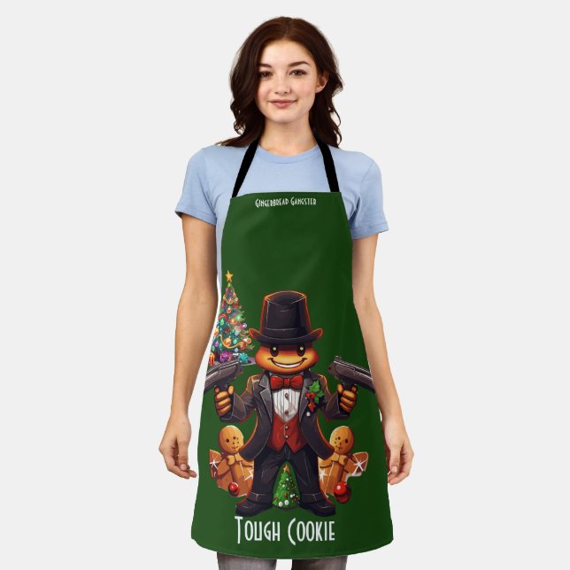 Gingerbread Gangster Apron (Worn)