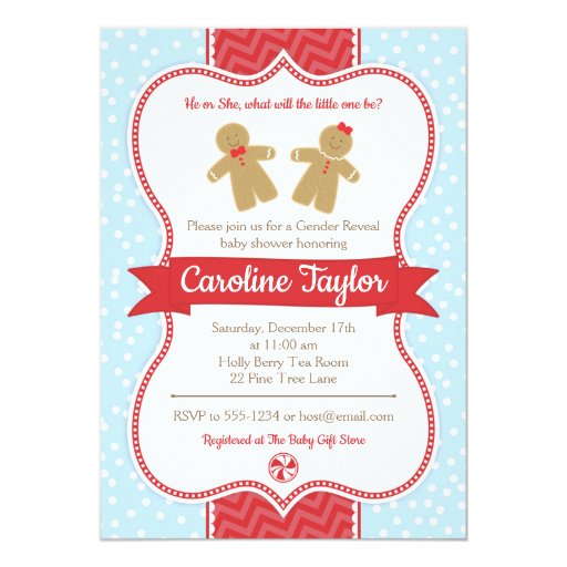 Baby Gender Reveal Party invitations and party ideas