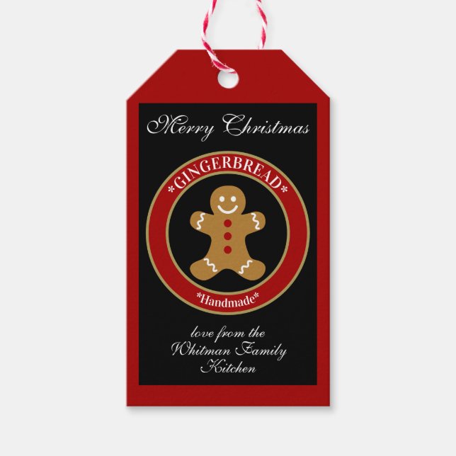 Gingerbread Gift Tags (Front)