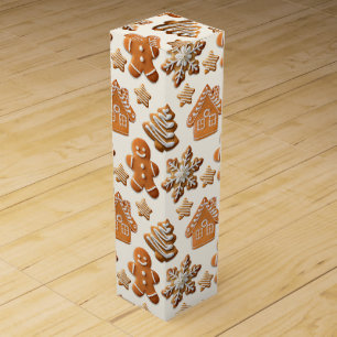 Gingerbread Gift Wine Box
