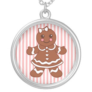 Gingerbread Girl Necklace