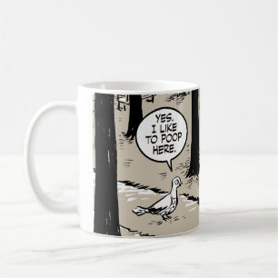 Gingerbread Girl Pigeon Coffee Mug
