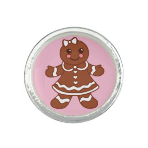 Gingerbread Girl Ring Gift