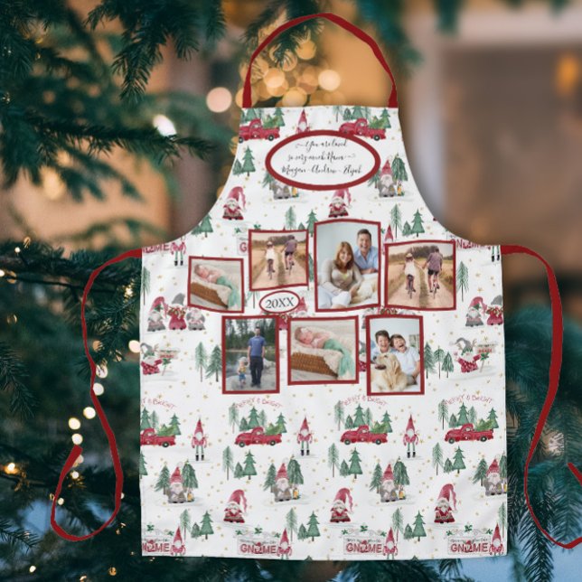 Gingerbread Green Baking Christmas Memories Mommy Apron (Creator Uploaded)