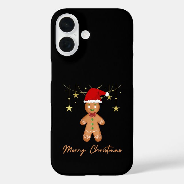 Gingerbread Greetings Christmas Case-Mate iPhone Case (Back)