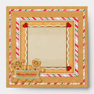 Gingerbread Greetings Envelope