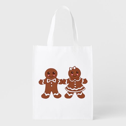 Gingerbread Grocery Tote Bag