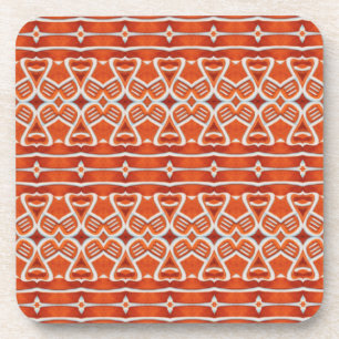 GINGERBREAD Hard Plastic Coasters