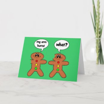 Gingerbread Holiday Card by holidaysboutique at Zazzle