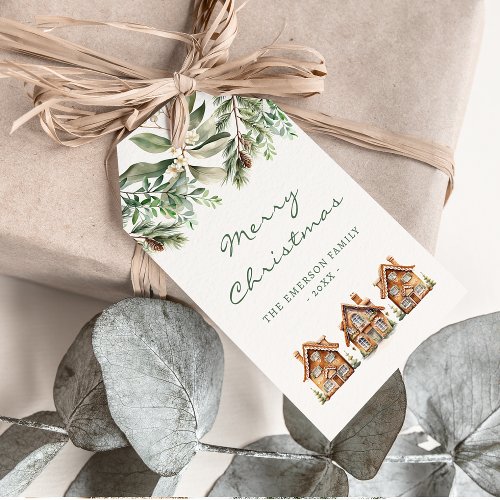 Gingerbread Holiday Gift Tags