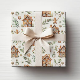 Gingerbread Holiday Wrapping Paper