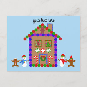 Gingerbread House #1 Postcard