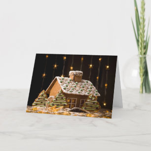 Gingerbread House 2 Holiday Card