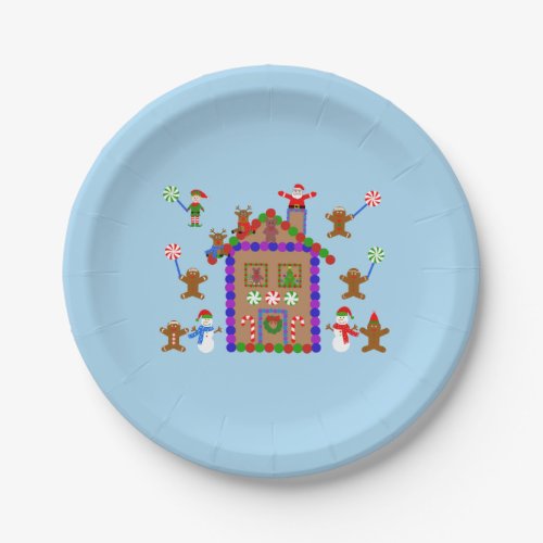 Gingerbread House 2 Paper Plates