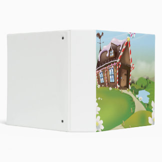 Gingerbread house 3 ring binder
