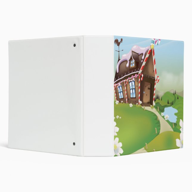 Gingerbread house 3 ring binder (Background)