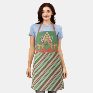 Gingerbread House and Gingerbread Kids Apron