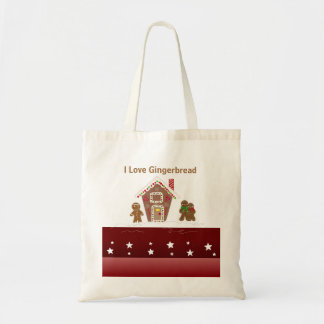Gingerbread House and Gingerbread Men Tote Bag