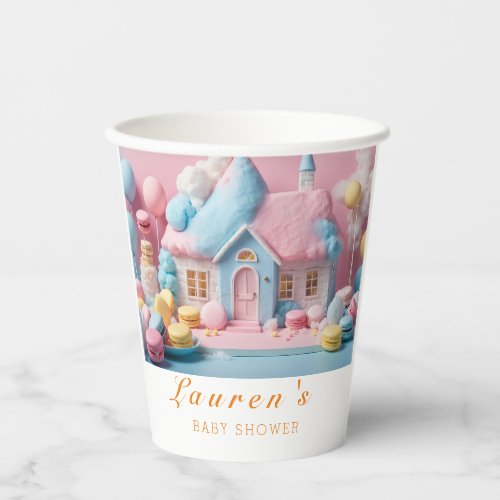 Gingerbread House Baby Shower Paper Cups