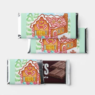 Gingerbread House Candy Bars