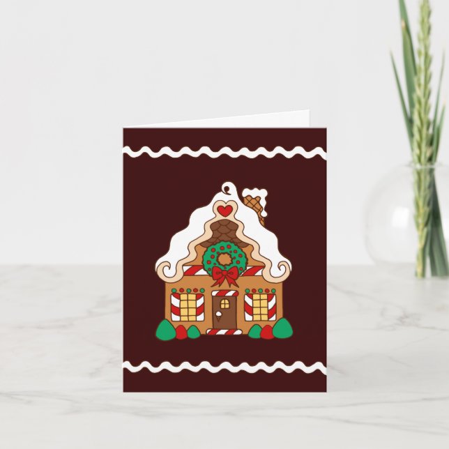 Gingerbread House Card (Front)