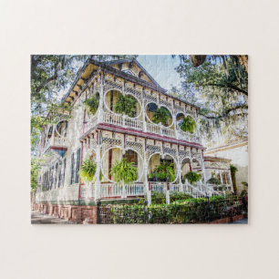 Gingerbread House Charming Savannah  Photo Puzzle
