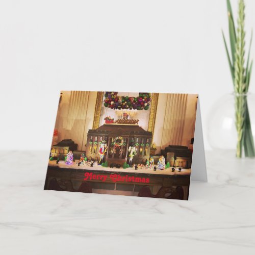 Gingerbread House Christmas Card