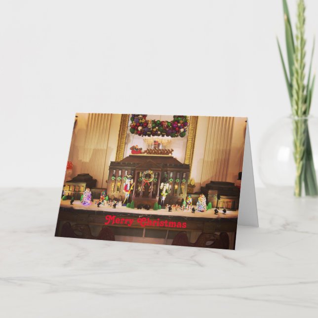 Gingerbread House Christmas Card (Front)