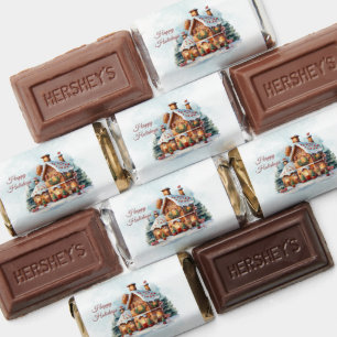 Gingerbread House Christmas Holiday Hershey's Miniatures