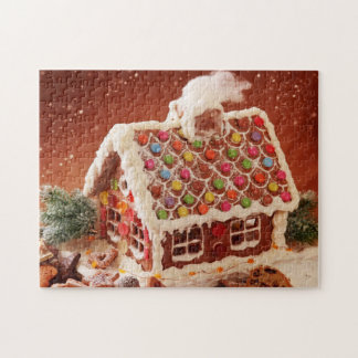 gingerbread house Christmas Jigsaw Puzzle
