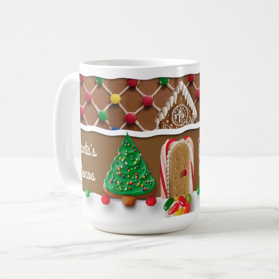 Gingerbread House Christmas Mug | Zazzle